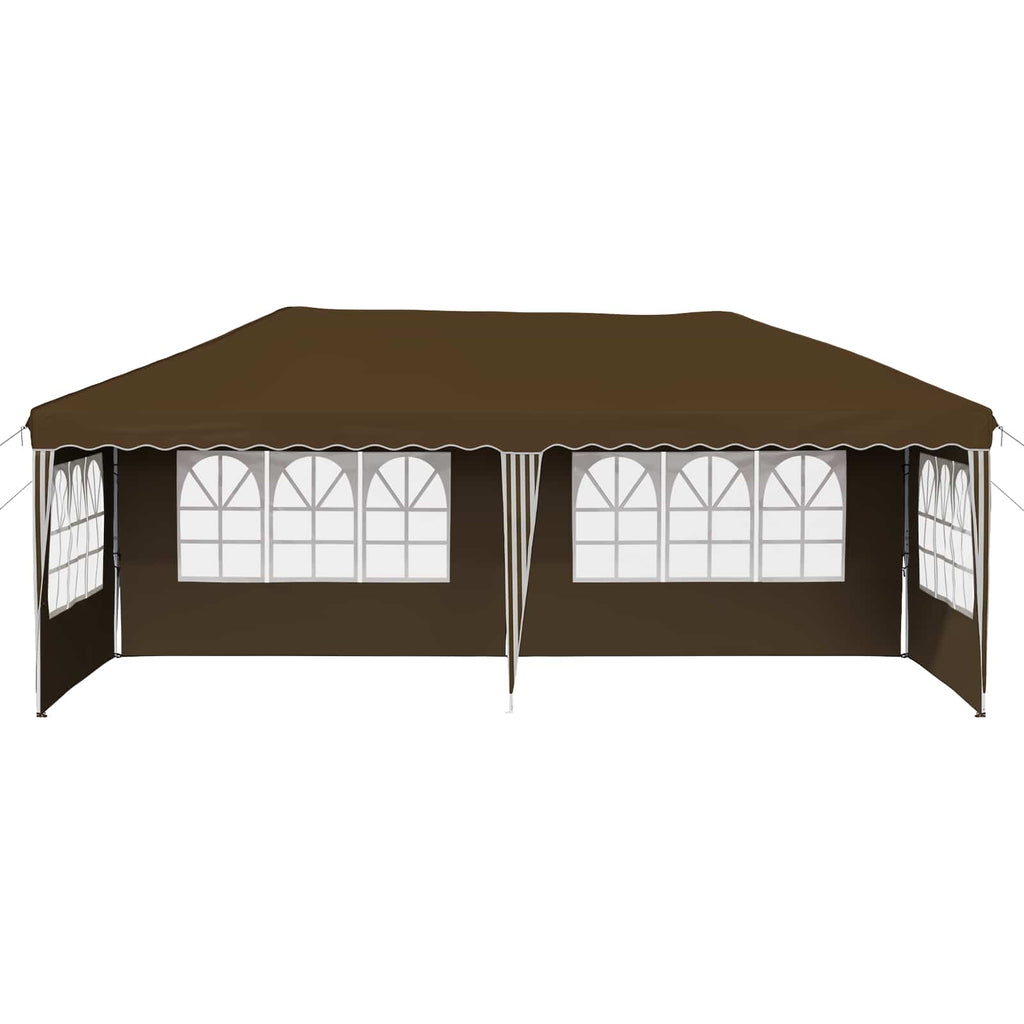 vidaXL Namiot imprezowy rozkładany 575 x 289 x 245 cm Ciemnoszary