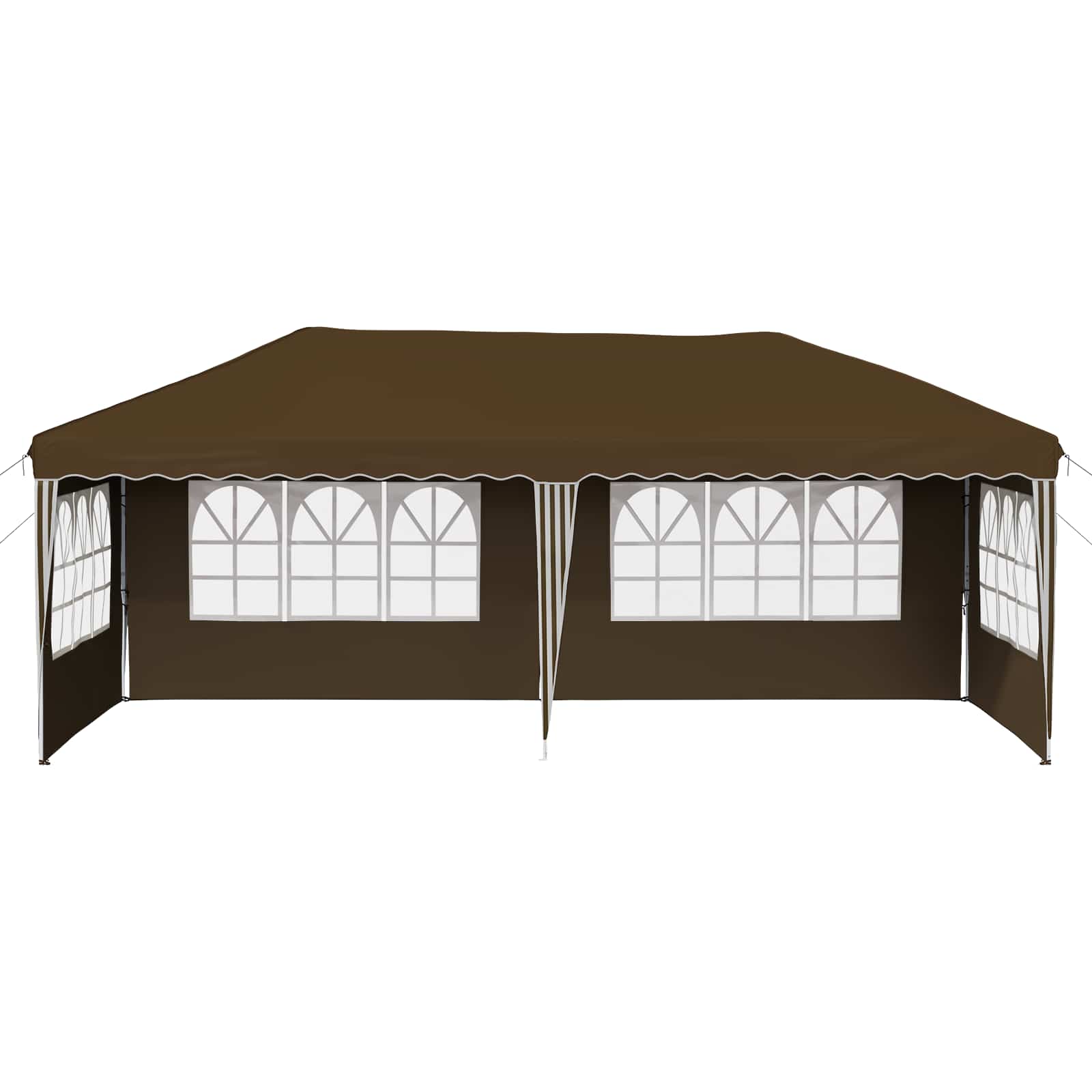 vidaXL Namiot imprezowy rozkładany 575 x 289 x 245 cm Ciemnoszary