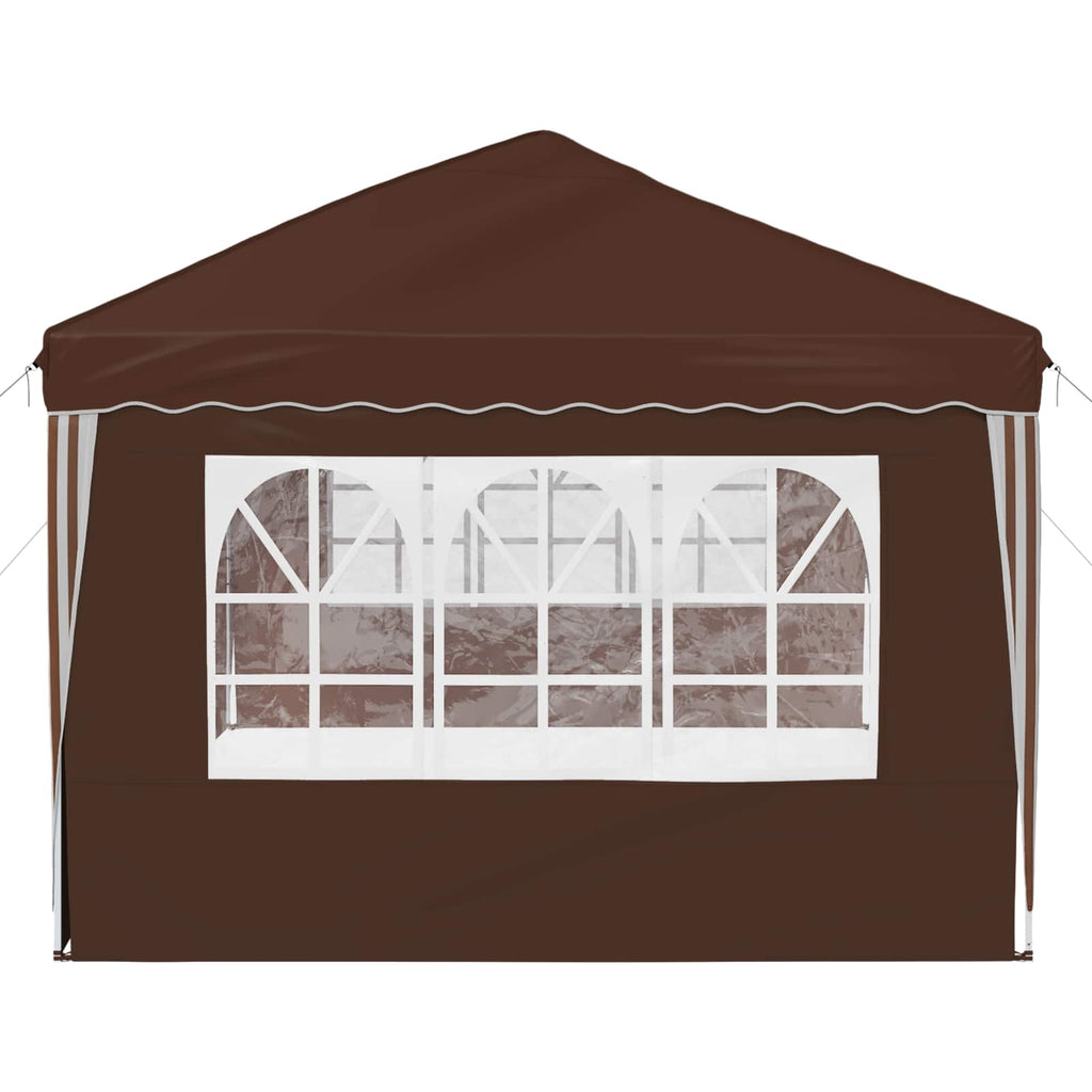 vidaXL Namiot imprezowy rozkładany 575 x 289 x 245 cm brązowy