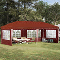 vidaXL Namiot imprezowy rozkładany 575 x 289 x 245 cm terakota