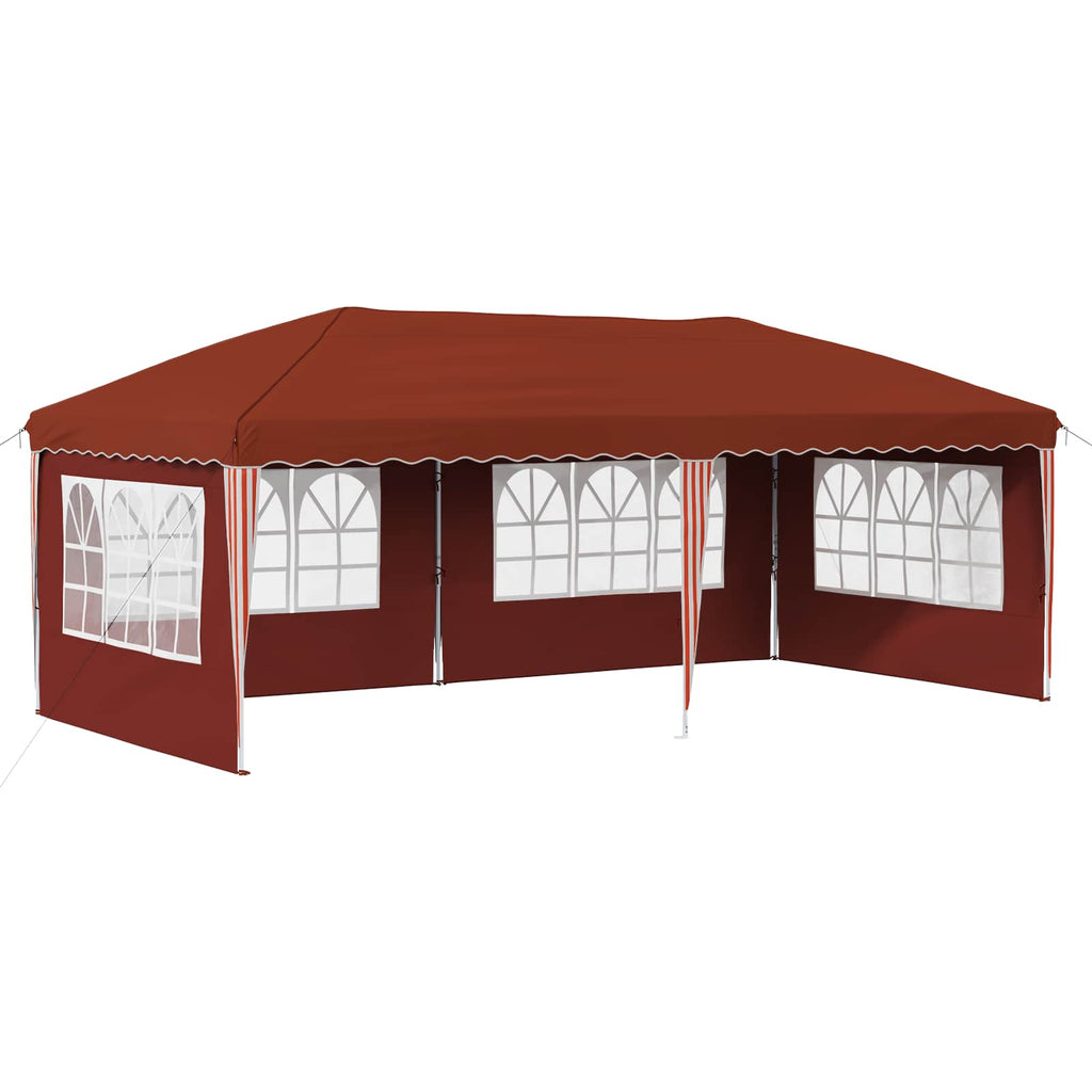 vidaXL Namiot imprezowy rozkładany 575 x 289 x 245 cm terakota