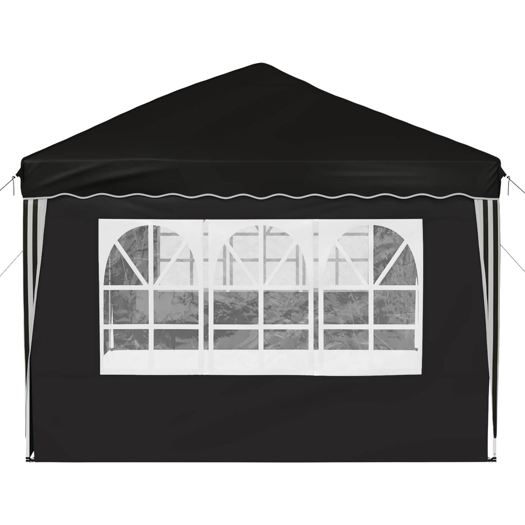 vidaXL Namiot imprezowy rozkładany 575 x 289 x 245 cm Czarny