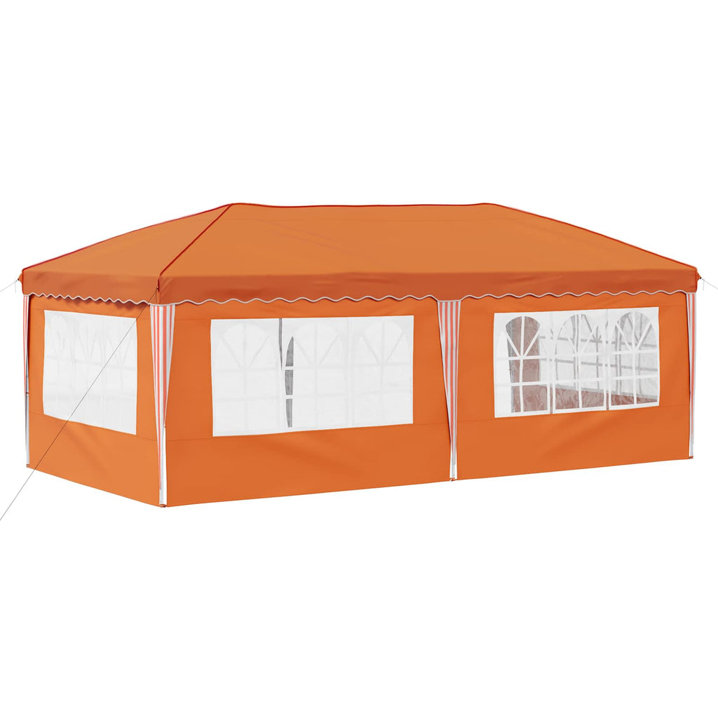 vidaXL Namiot imprezowy rozkładany 575 x 289 x 245 cm pomarańczowy