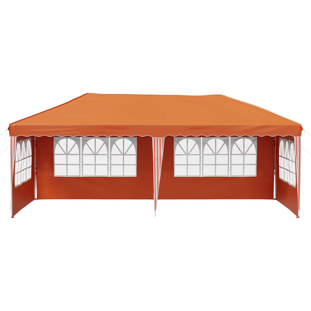 vidaXL Namiot imprezowy rozkładany 575 x 289 x 245 cm pomarańczowy