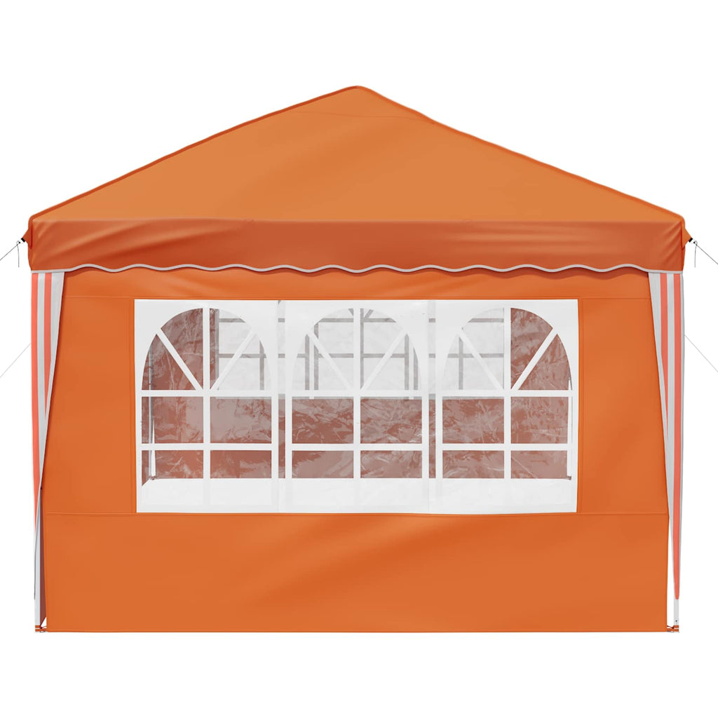 vidaXL Namiot imprezowy rozkładany 575 x 289 x 245 cm pomarańczowy