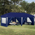 vidaXL Namiot imprezowy rozkładany 575 x 288 x 245 cm niebieski