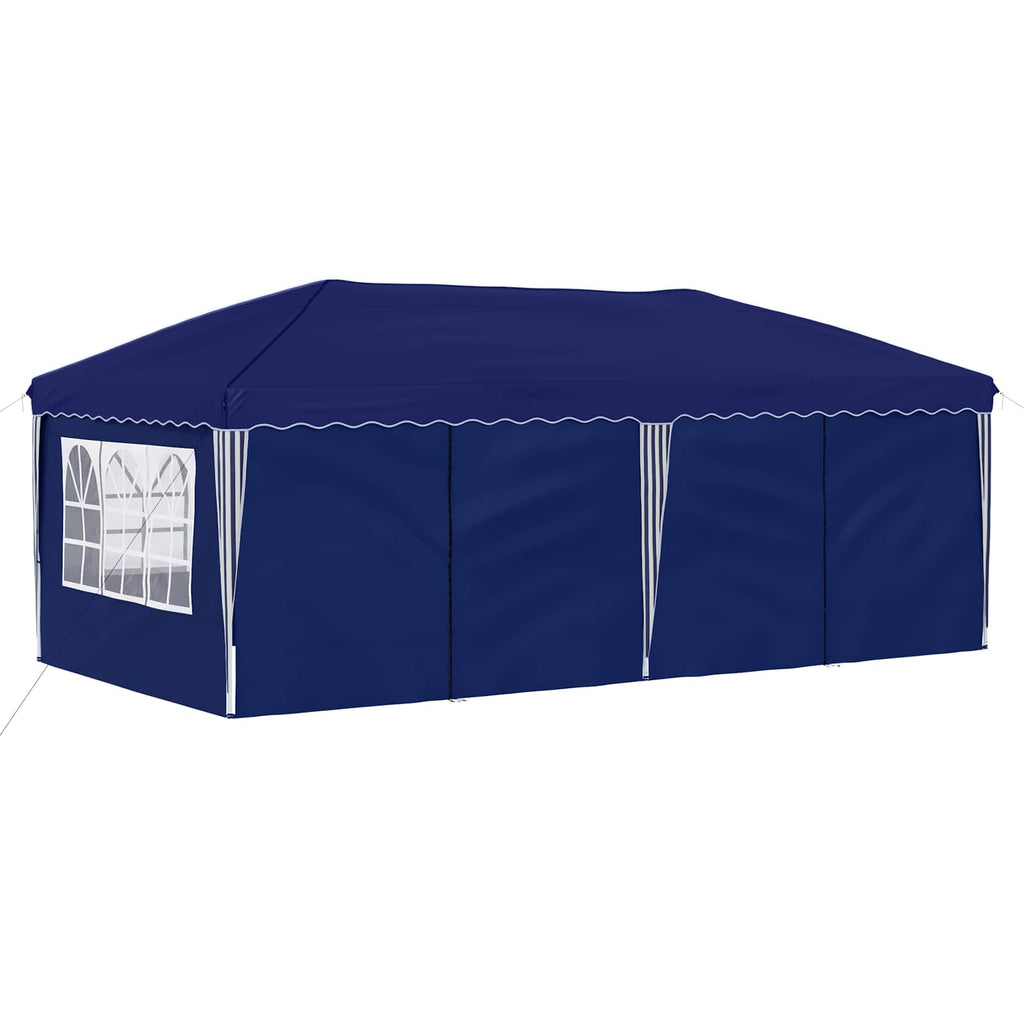 vidaXL Namiot imprezowy rozkładany 575 x 288 x 245 cm niebieski
