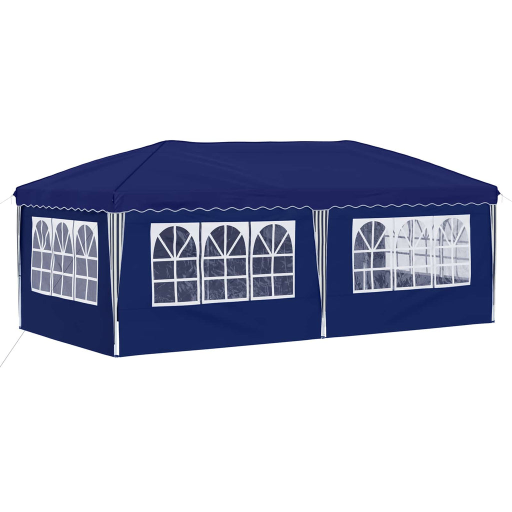 vidaXL Namiot imprezowy rozkładany 575 x 288 x 245 cm niebieski