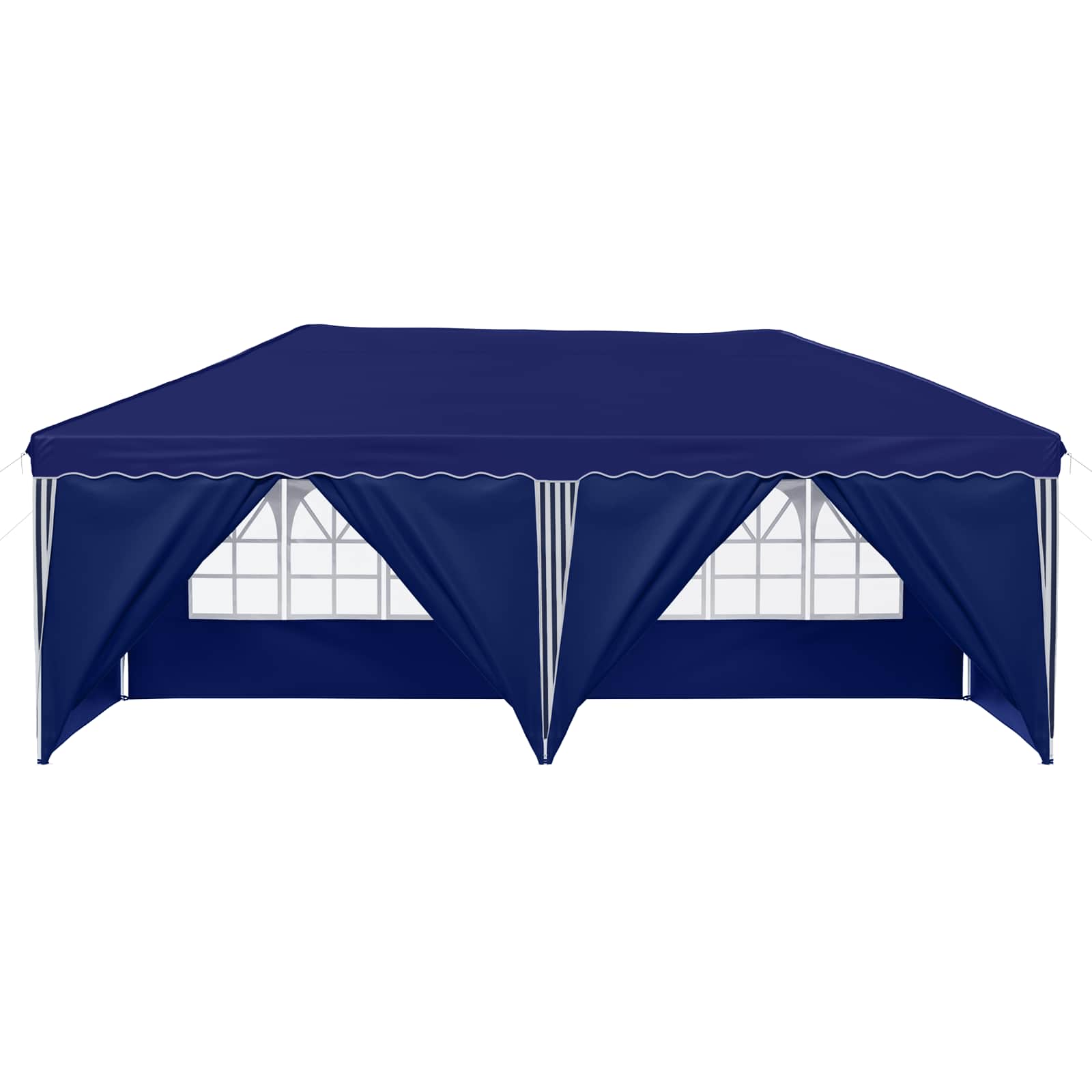 vidaXL Namiot imprezowy rozkładany 575 x 288 x 245 cm niebieski