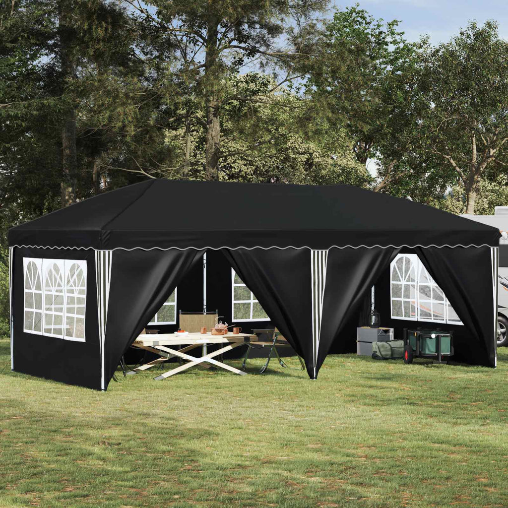 vidaXL Namiot imprezowy rozkładany 575 x 288 x 245 cm Antracyt