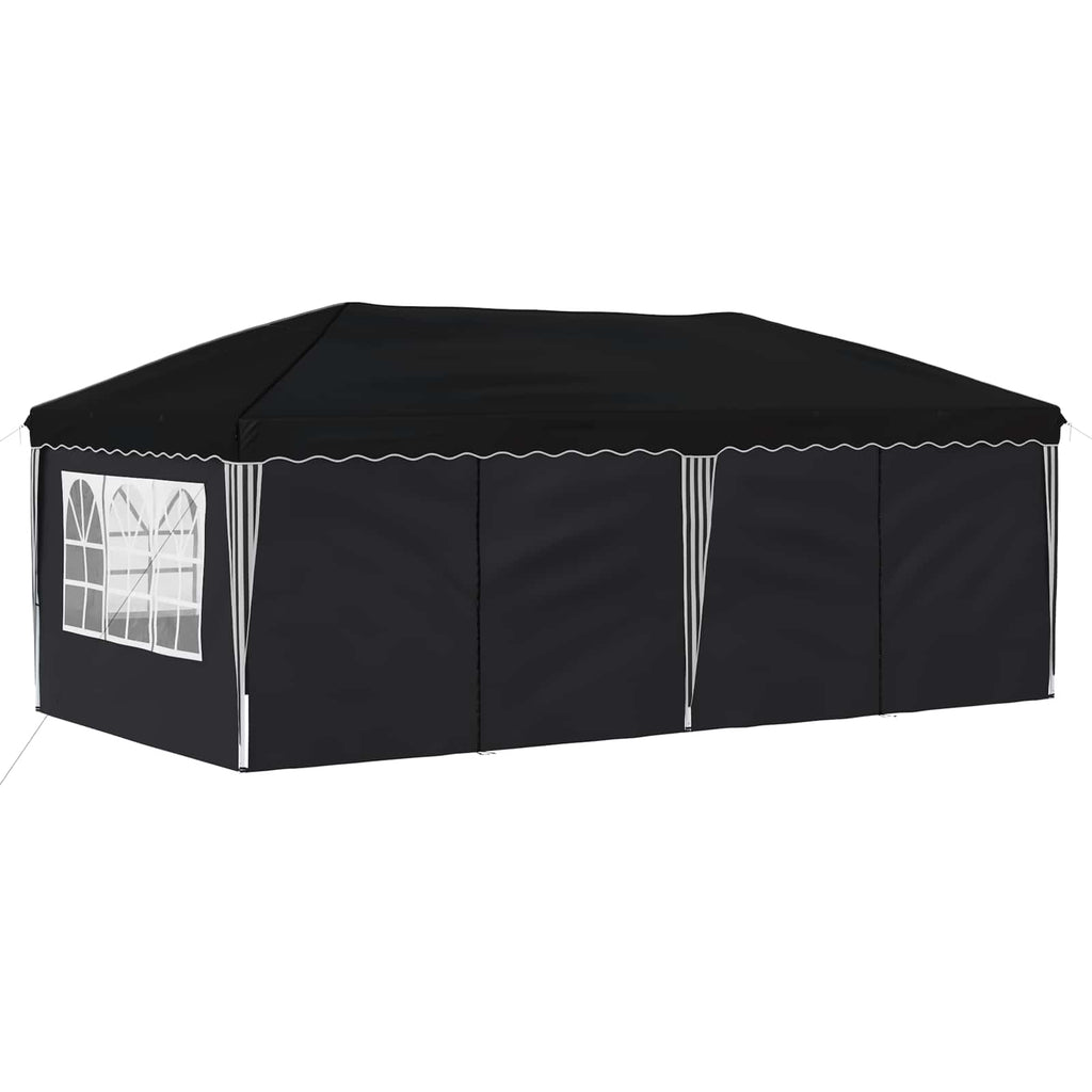 vidaXL Namiot imprezowy rozkładany 575 x 288 x 245 cm Antracyt