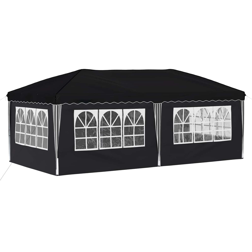 vidaXL Namiot imprezowy rozkładany 575 x 288 x 245 cm Antracyt
