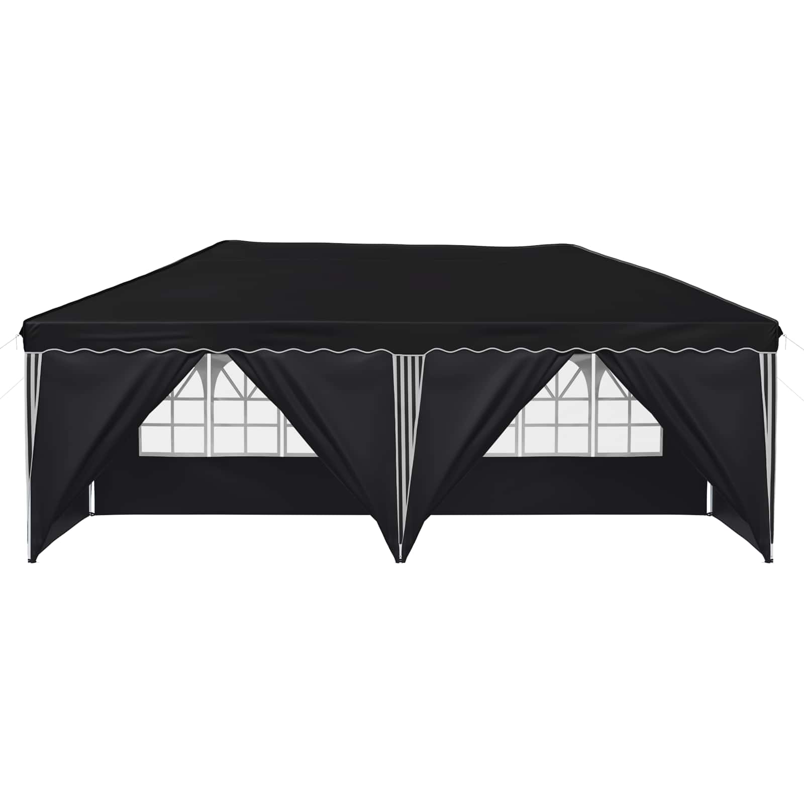 vidaXL Namiot imprezowy rozkładany 575 x 288 x 245 cm Antracyt