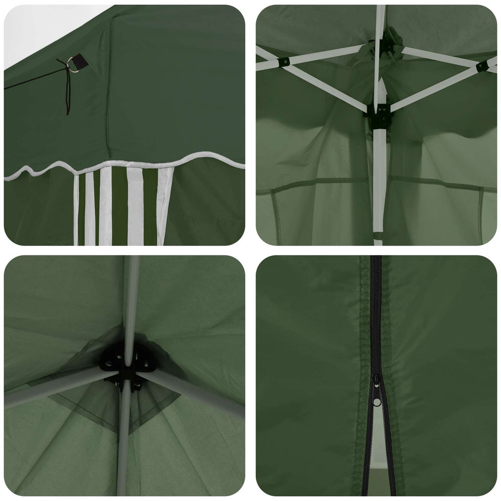 vidaXL Namiot imprezowy rozkładany 575 x 288 x 245 cm zielony