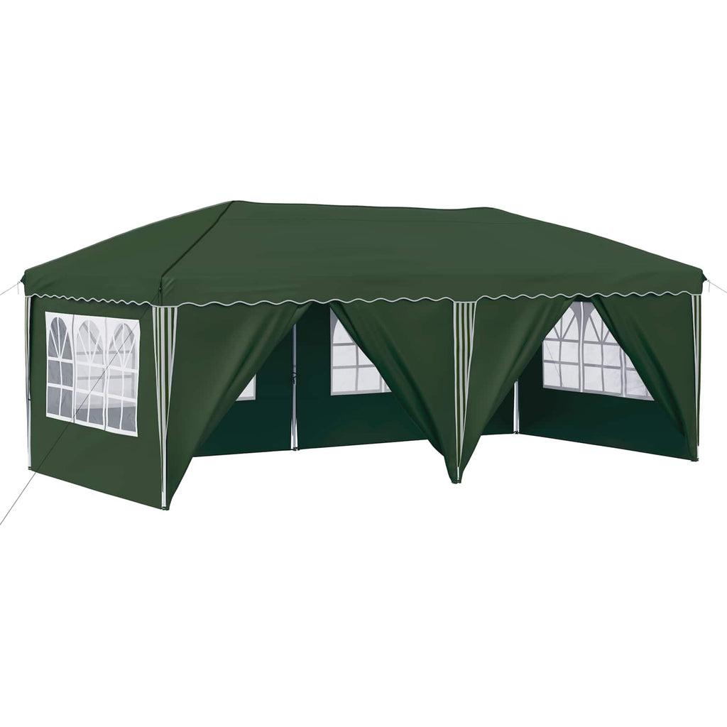 vidaXL Namiot imprezowy rozkładany 575 x 288 x 245 cm zielony
