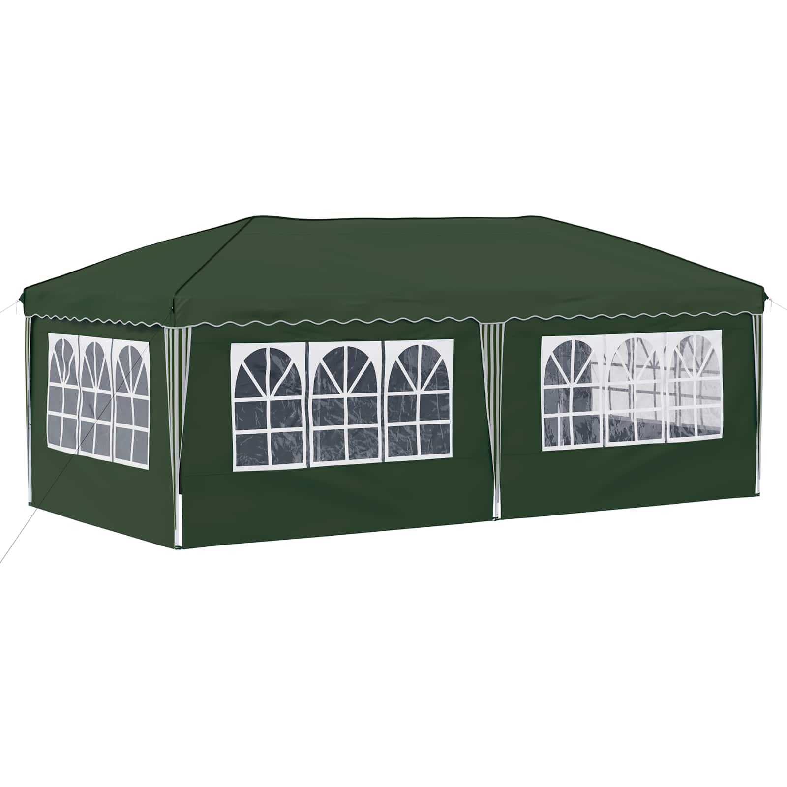 vidaXL Namiot imprezowy rozkładany 575 x 288 x 245 cm zielony