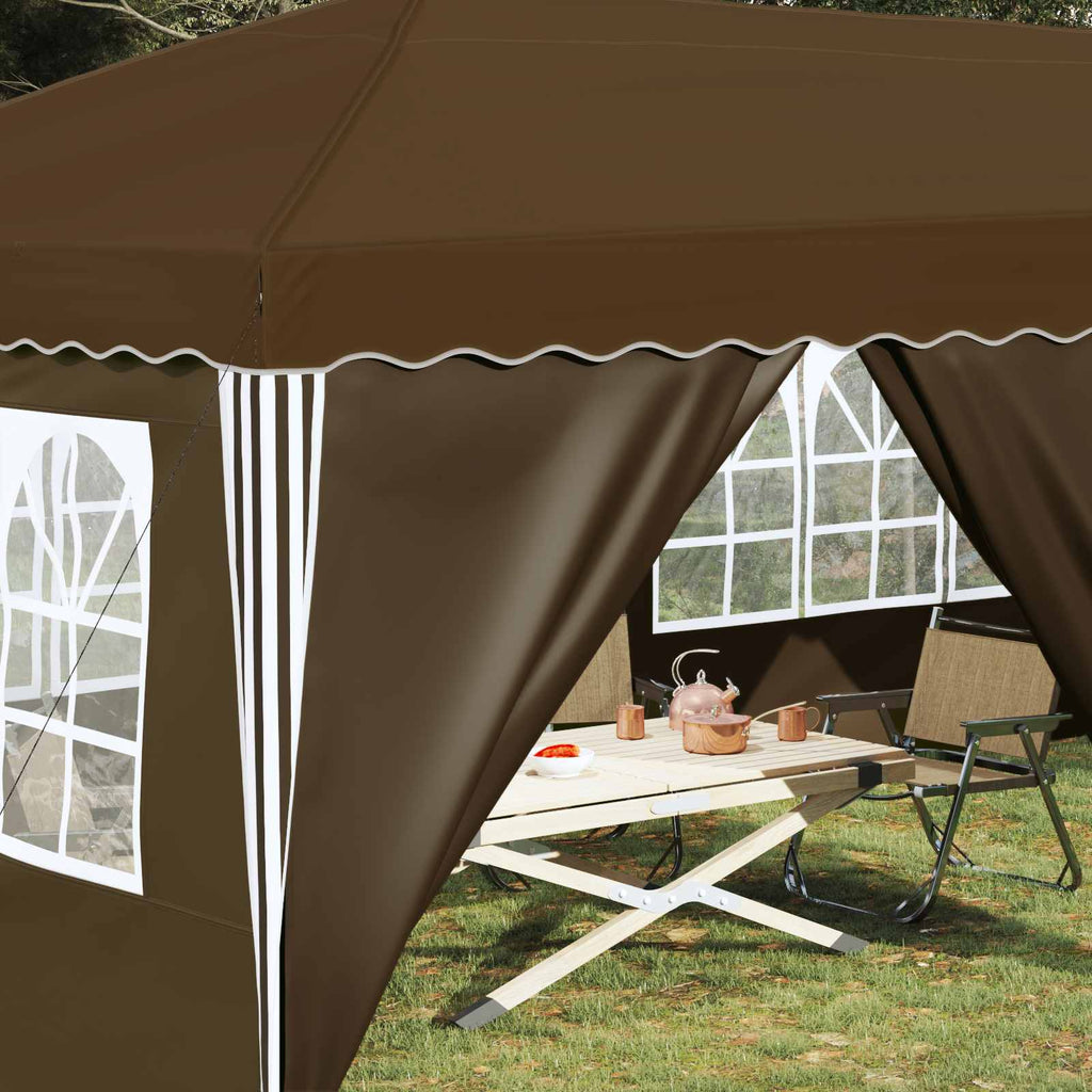 vidaXL Namiot imprezowy rozkładany 575 x 288 x 245 cm Ciemnoszary