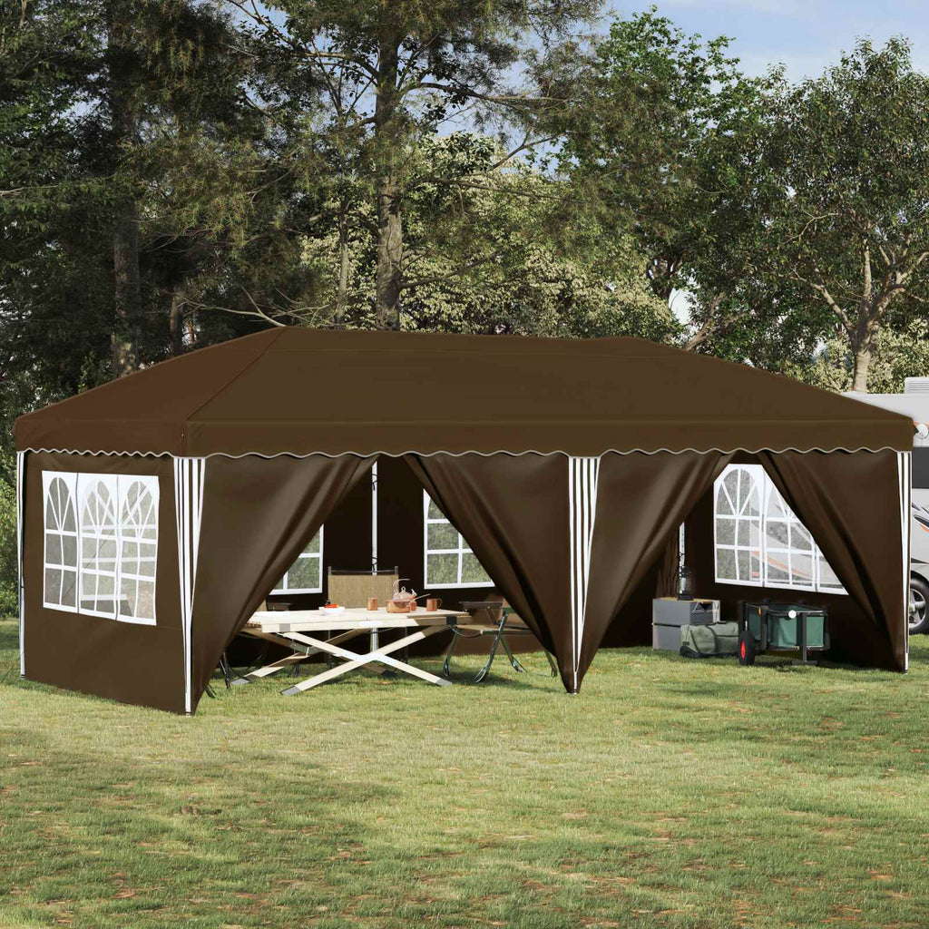 vidaXL Namiot imprezowy rozkładany 575 x 288 x 245 cm Ciemnoszary