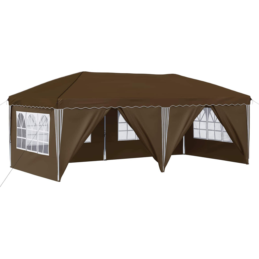 vidaXL Namiot imprezowy rozkładany 575 x 288 x 245 cm Ciemnoszary