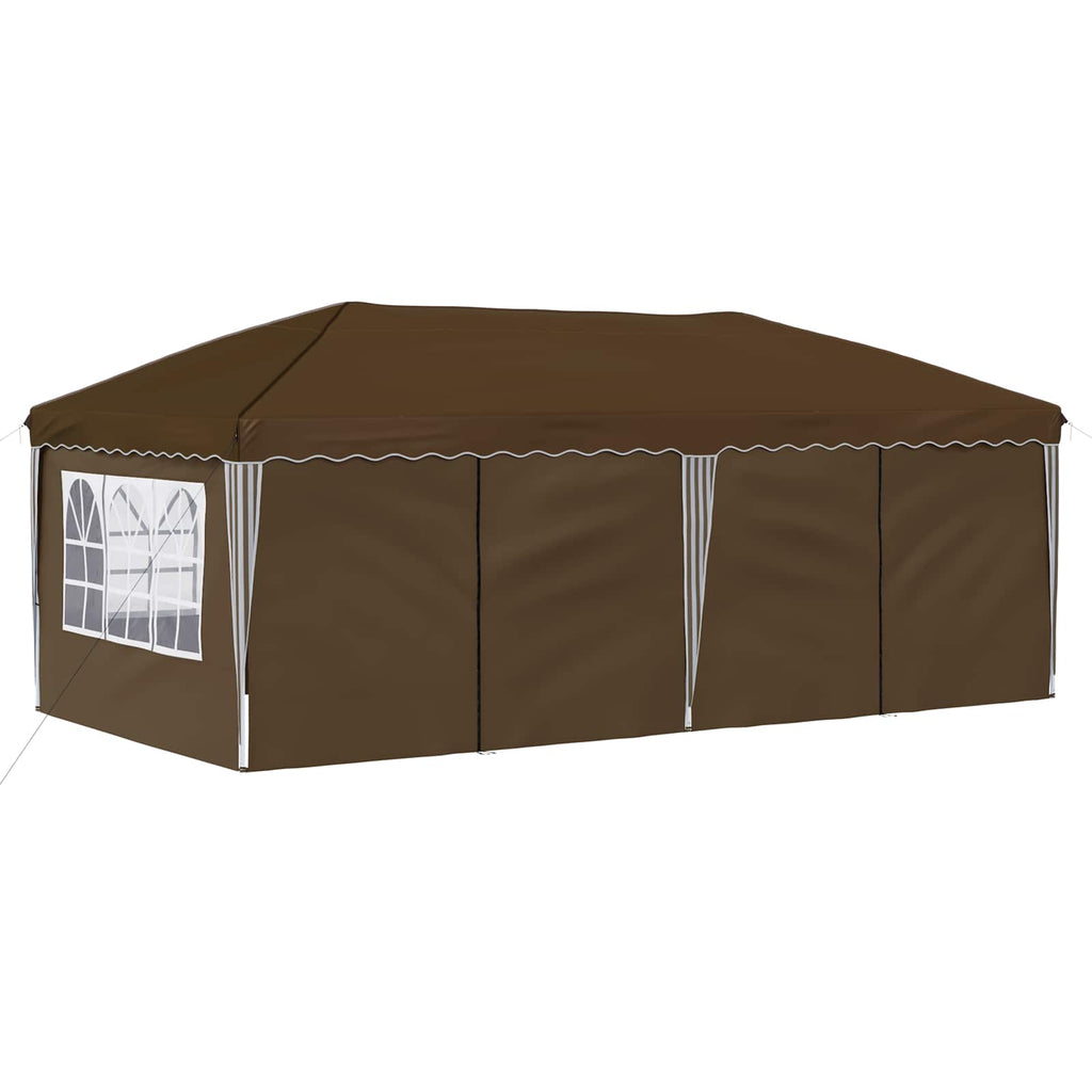 vidaXL Namiot imprezowy rozkładany 575 x 288 x 245 cm Ciemnoszary