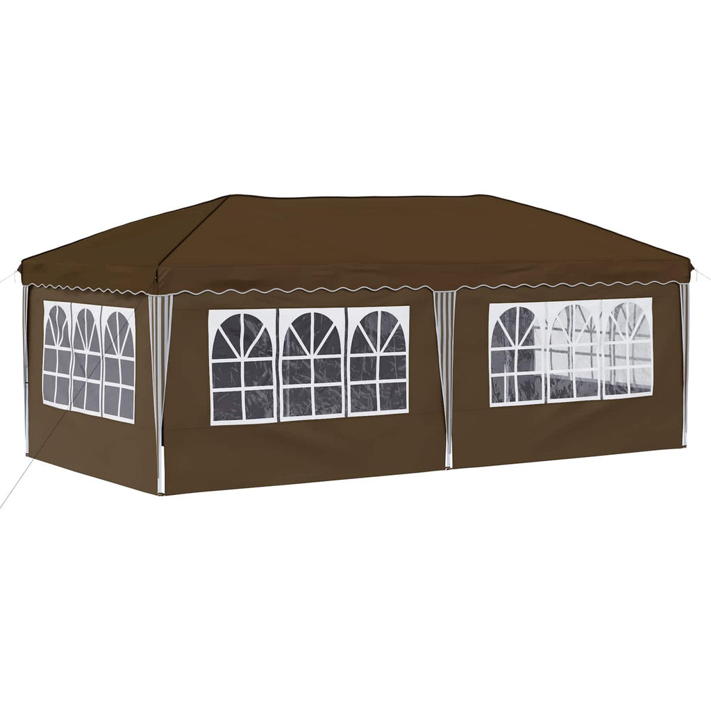vidaXL Namiot imprezowy rozkładany 575 x 288 x 245 cm Ciemnoszary