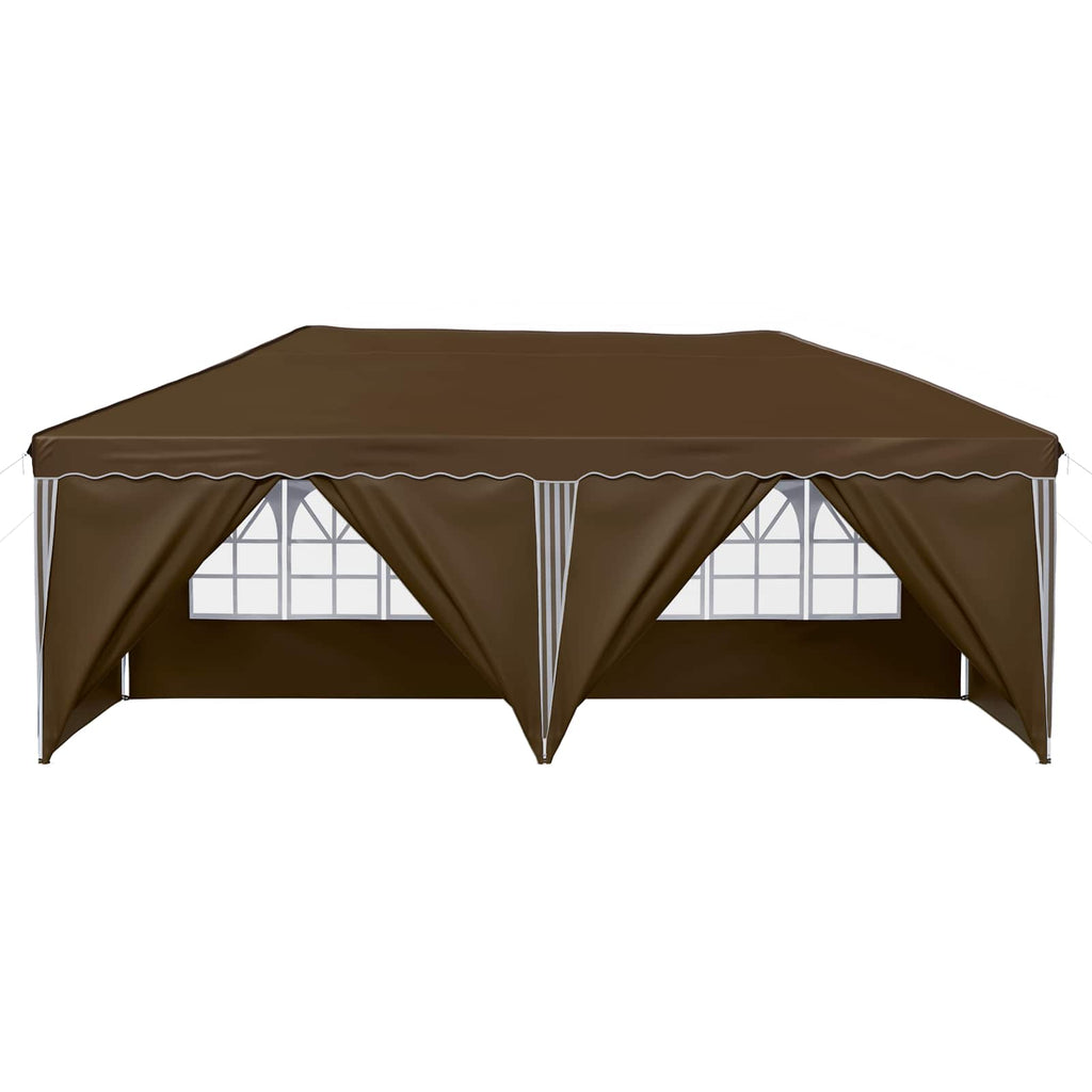 vidaXL Namiot imprezowy rozkładany 575 x 288 x 245 cm Ciemnoszary