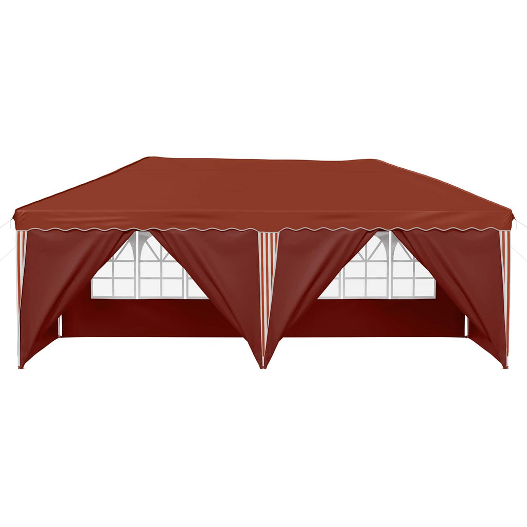 vidaXL Namiot imprezowy rozkładany 575 x 288 x 245 cm terakota