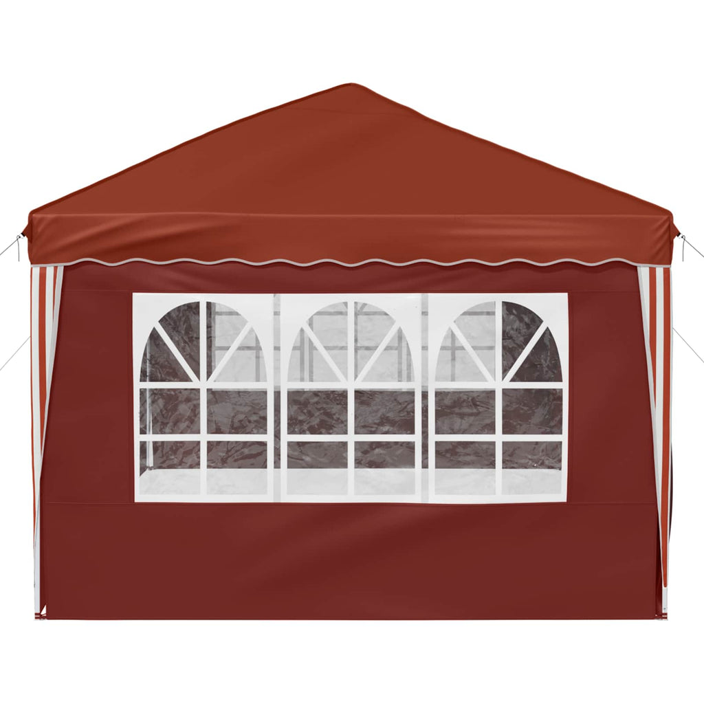vidaXL Namiot imprezowy rozkładany 575 x 288 x 245 cm terakota