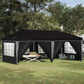 vidaXL Namiot imprezowy rozkładany 575 x 288 x 245 cm Czarny
