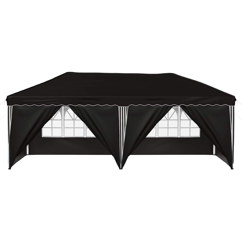 vidaXL Namiot imprezowy rozkładany 575 x 288 x 245 cm Czarny