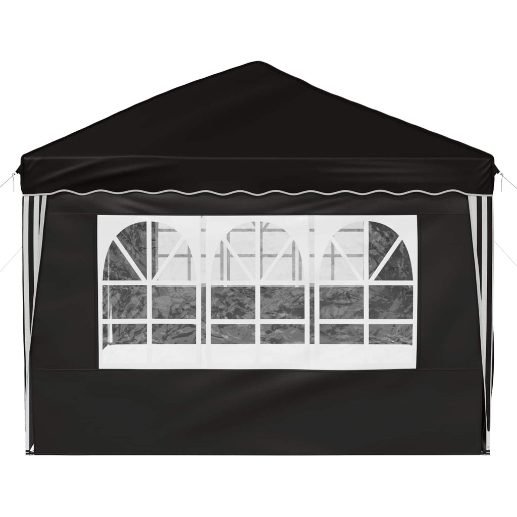 vidaXL Namiot imprezowy rozkładany 575 x 288 x 245 cm Czarny