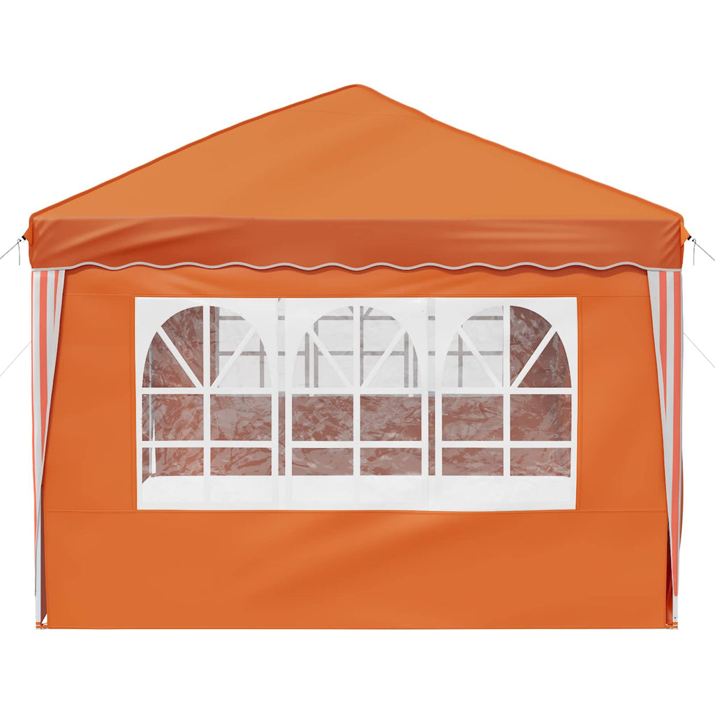 vidaXL Namiot imprezowy rozkładany 575 x 288 x 245 cm pomarańczowy