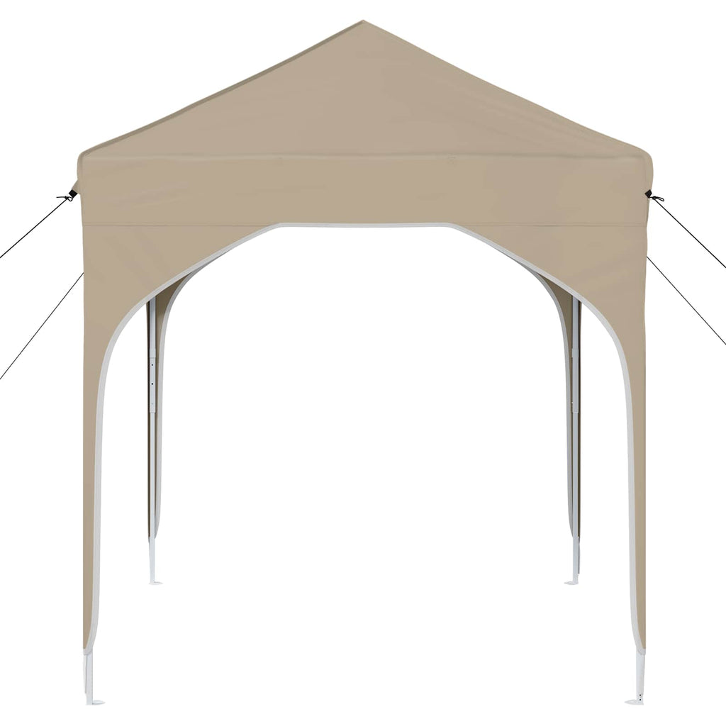 vidaXL Namiot imprezowy rozkładany 194 x 194 x 245 cm kremowy