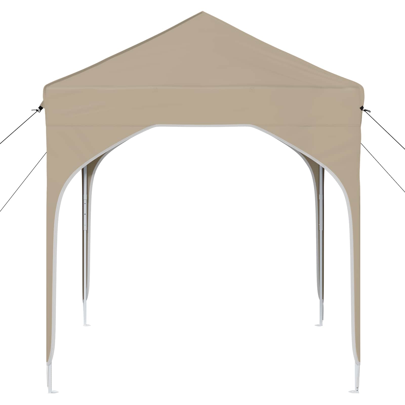vidaXL Namiot imprezowy rozkładany 194 x 194 x 245 cm kremowy