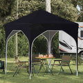 vidaXL Namiot imprezowy rozkładany 194 x 194 x 245 cm Antracyt