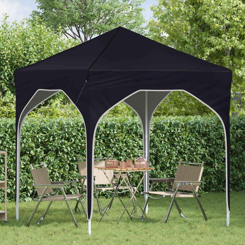 vidaXL Namiot imprezowy rozkładany 194 x 194 x 245 cm Antracyt