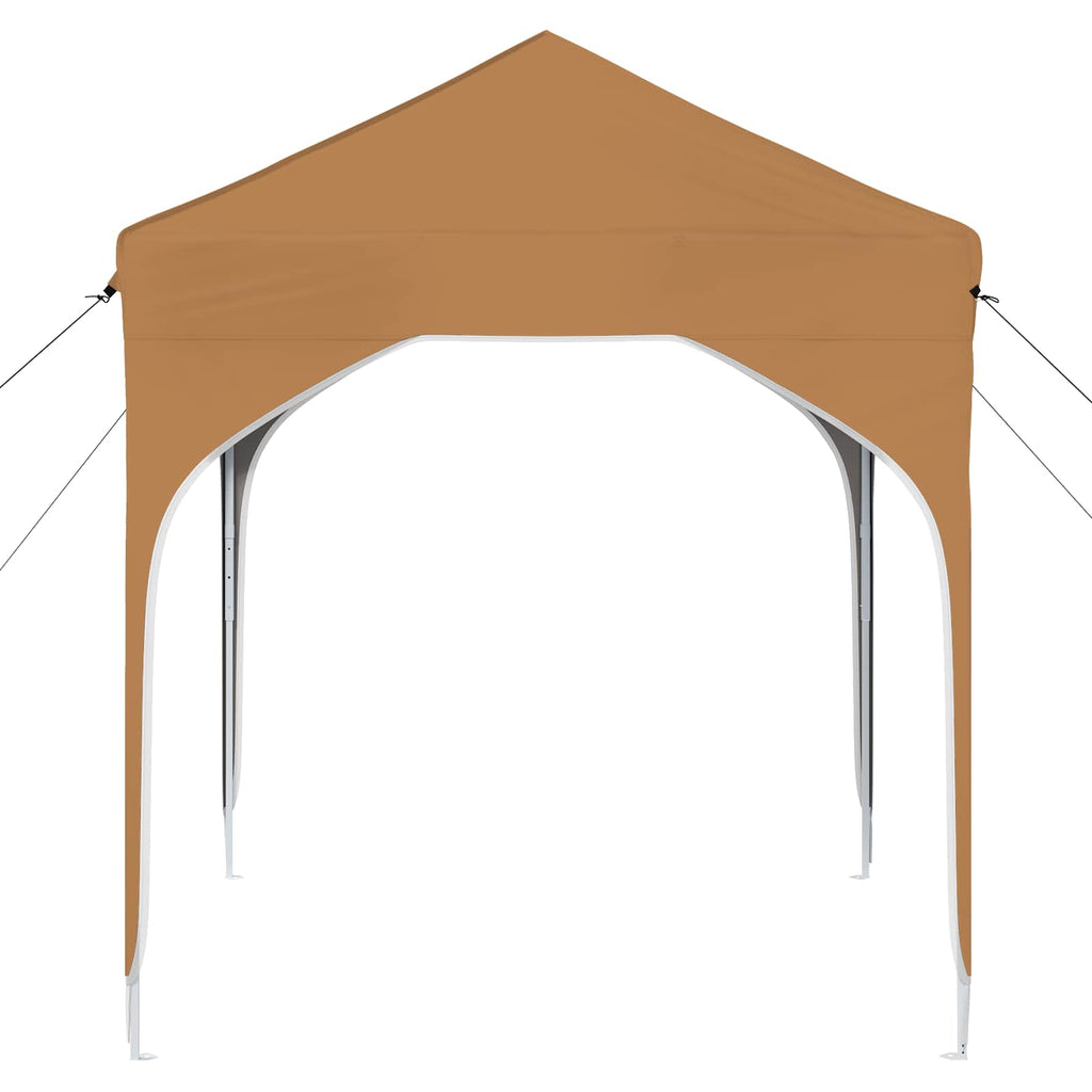 vidaXL Namiot imprezowy rozkładany 194 x 194 x 245 cm Beżowy