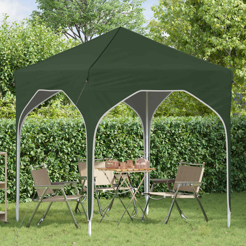 vidaXL Namiot imprezowy rozkładany 194 x 194 x 245 cm zielony