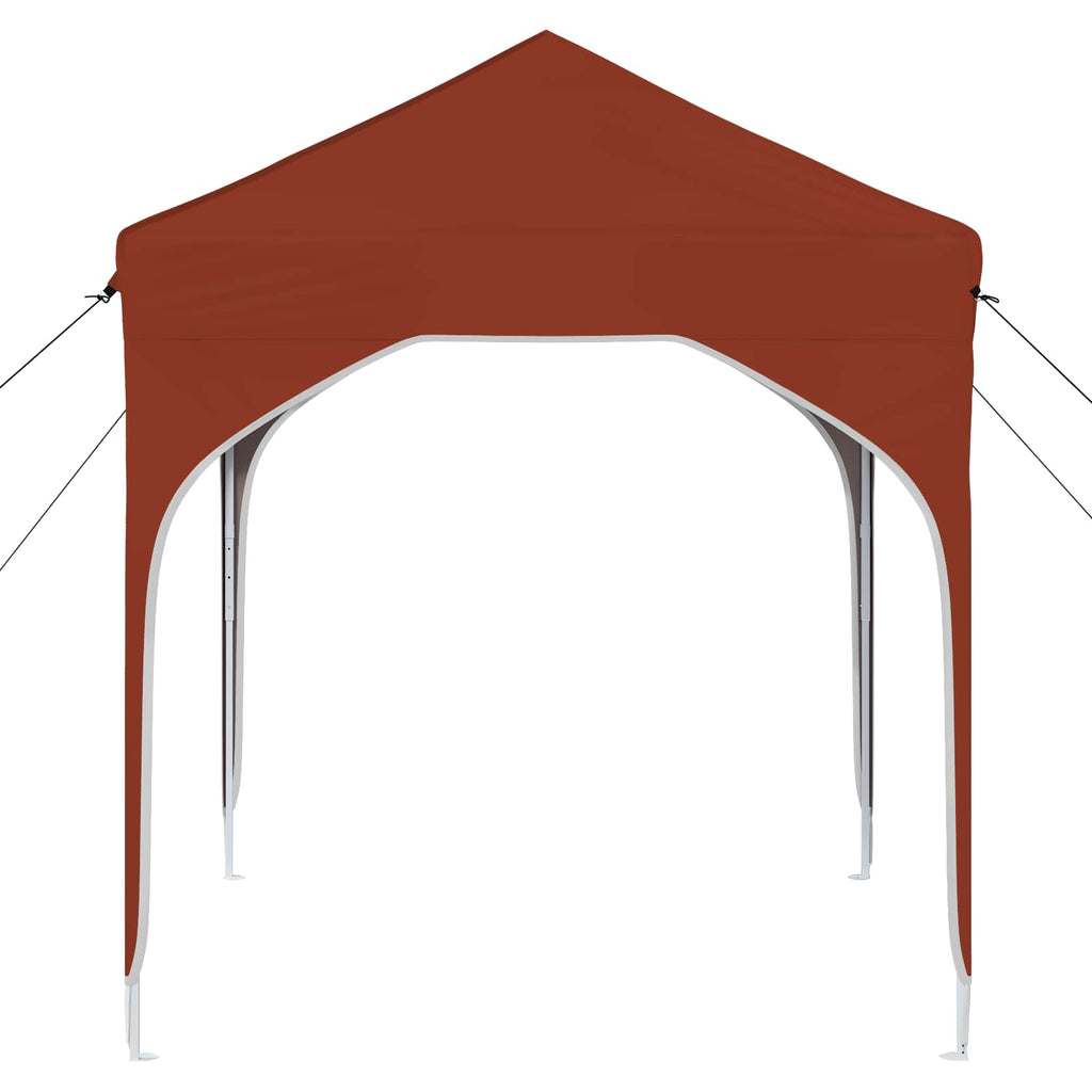 vidaXL Namiot imprezowy rozkładany 194 x 194 x 245 cm terakota