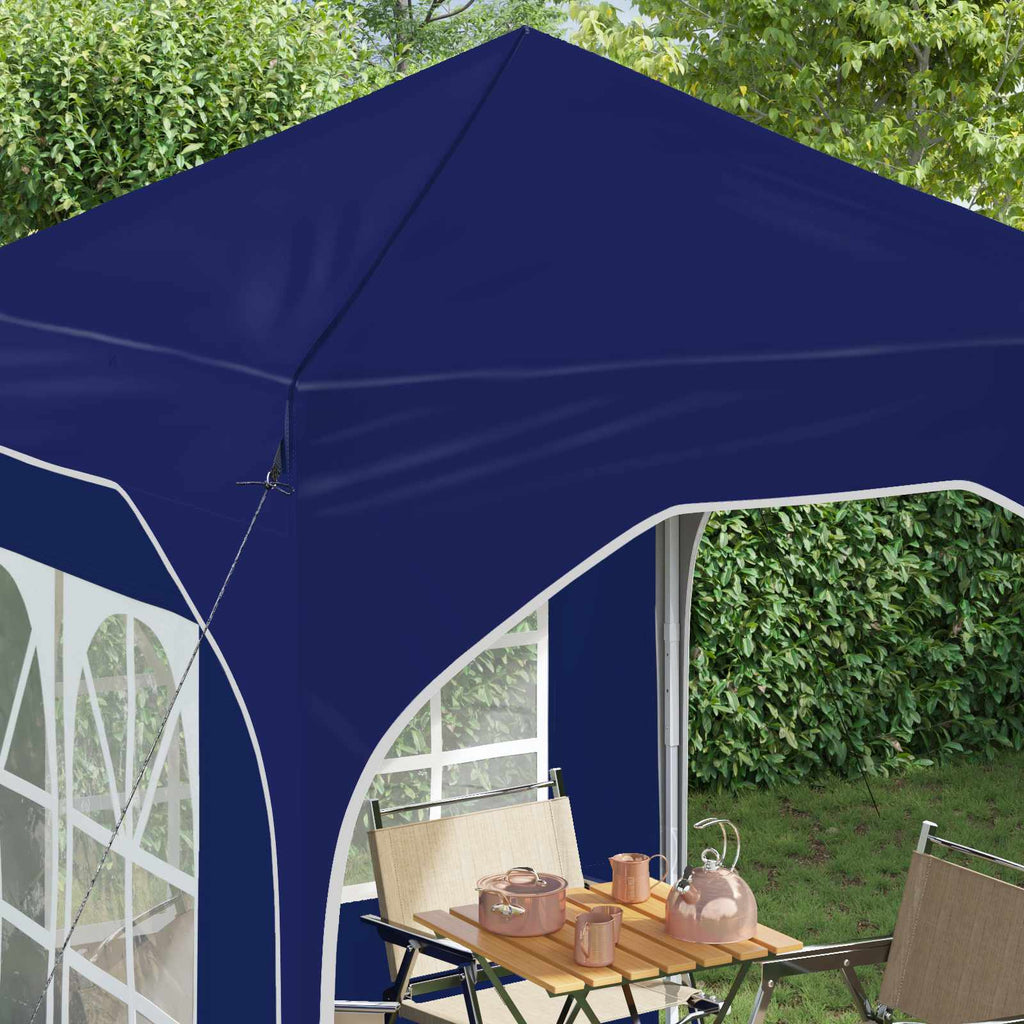 vidaXL Namiot imprezowy rozkładany 192 x 192 x 245 cm niebieski
