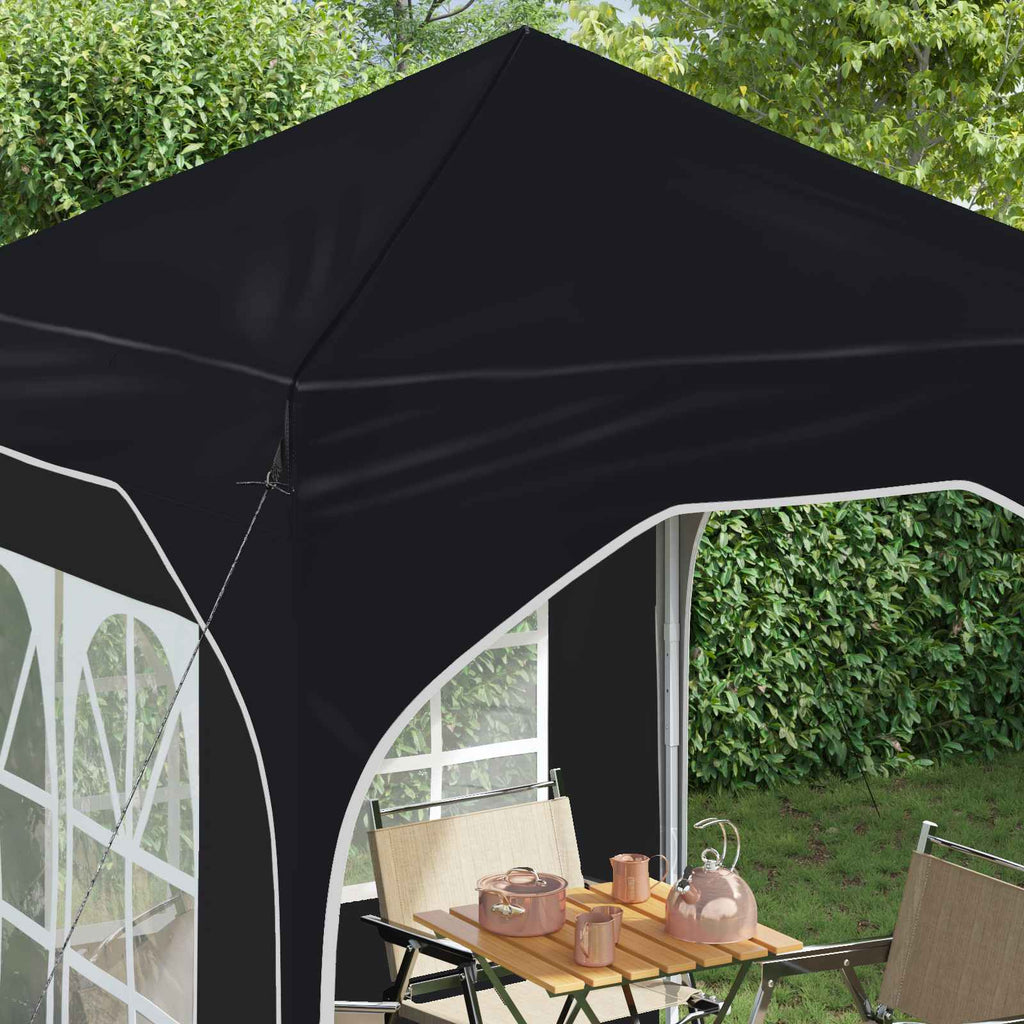 vidaXL Namiot imprezowy rozkładany 192 x 192 x 245 cm Antracyt
