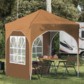 vidaXL Namiot imprezowy rozkładany 192 x 192 x 245 cm Beżowy