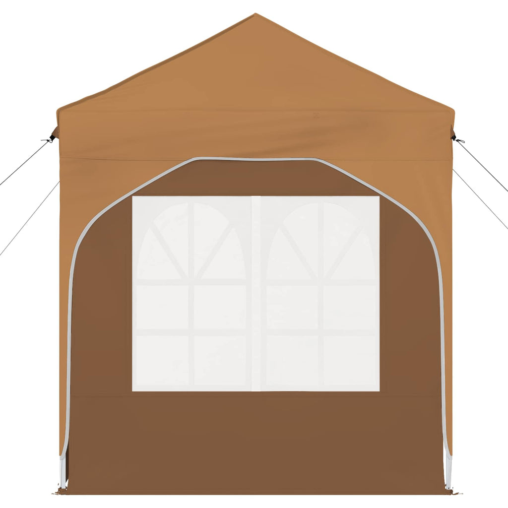 vidaXL Namiot imprezowy rozkładany 192 x 192 x 245 cm Beżowy