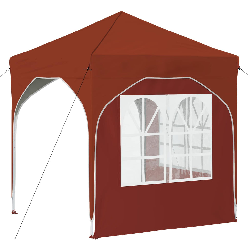 vidaXL Namiot imprezowy rozkładany 192 x 192 x 245 cm terakota