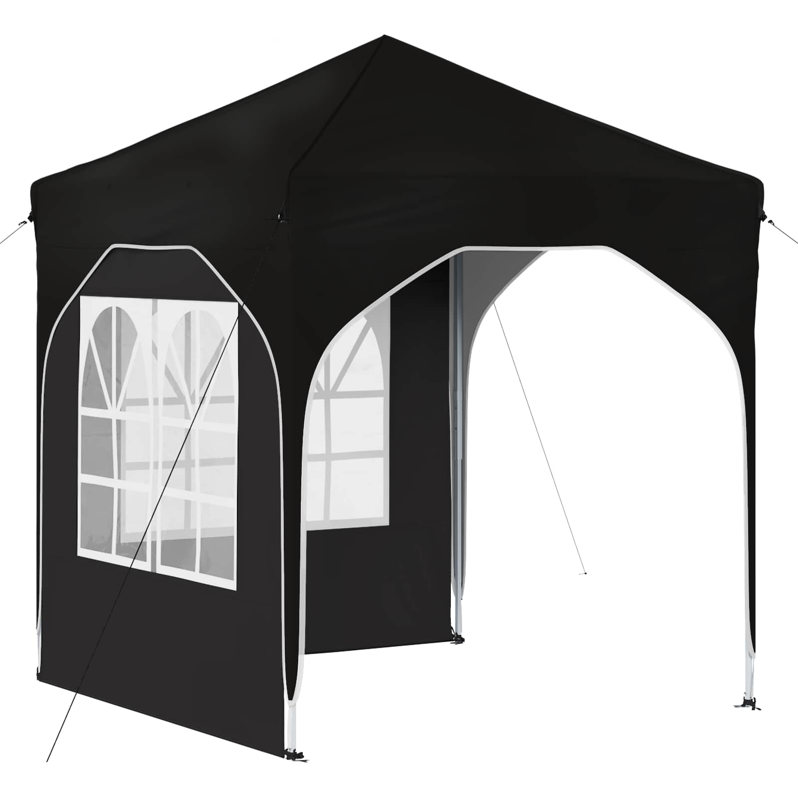vidaXL Namiot imprezowy rozkładany 192 x 192 x 245 cm Czarny