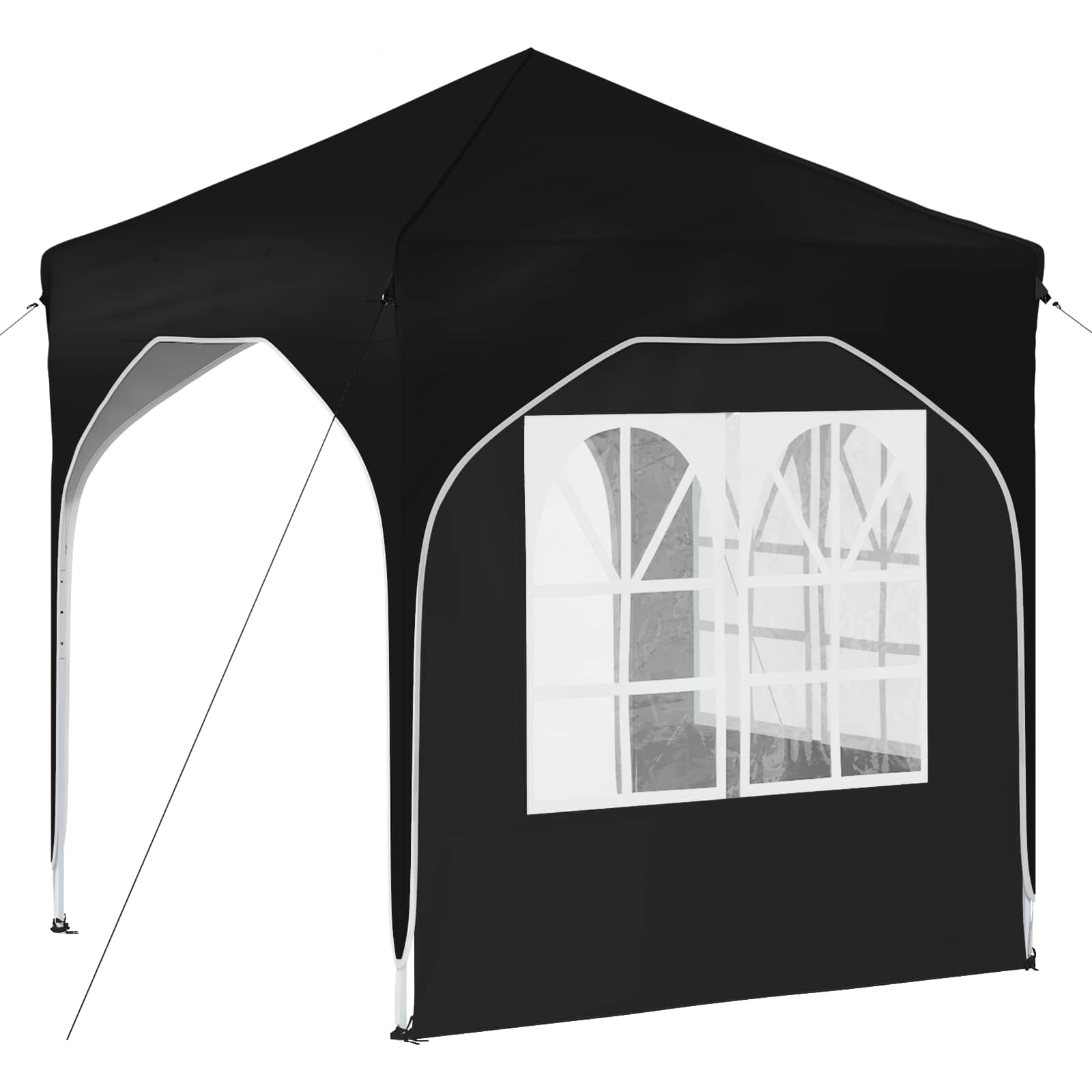 vidaXL Namiot imprezowy rozkładany 192 x 192 x 245 cm Czarny