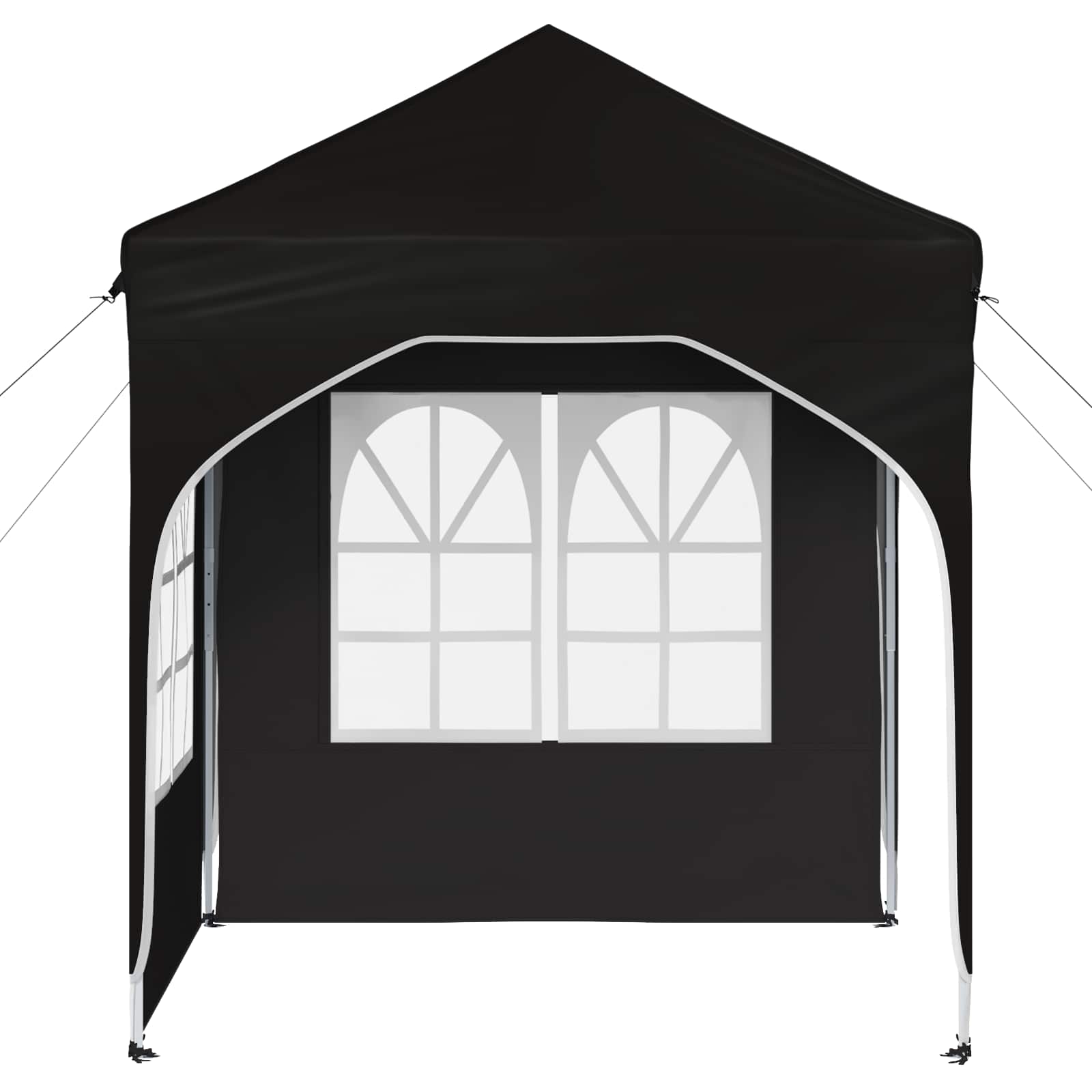 vidaXL Namiot imprezowy rozkładany 192 x 192 x 245 cm Czarny