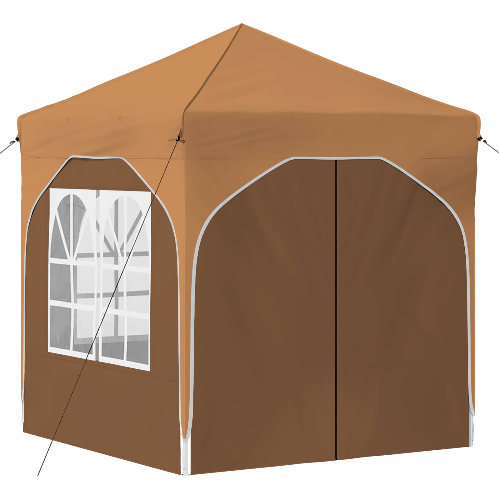 vidaXL Namiot imprezowy rozkładany 192 x 192 x 245 cm Beżowy