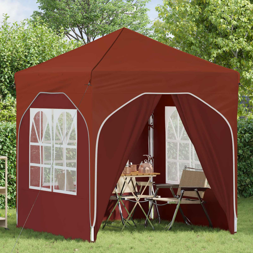 vidaXL Namiot imprezowy rozkładany 192 x 192 x 245 cm terakota