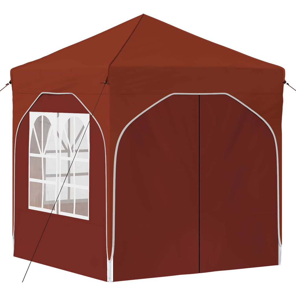 vidaXL Namiot imprezowy rozkładany 192 x 192 x 245 cm terakota